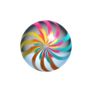 Swirled marble