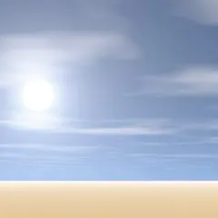 Sun and clouds sky